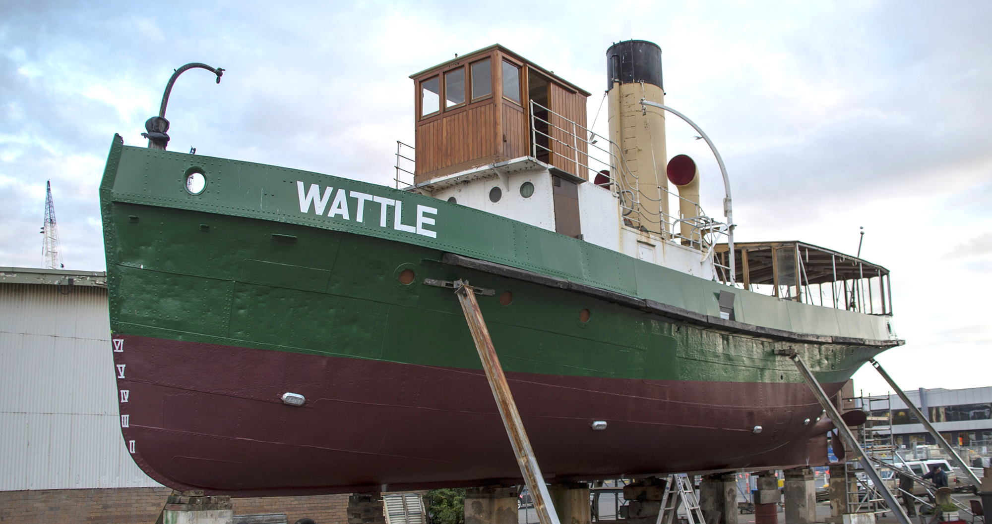 Hull restored, ready for launch, 29 September 2015, Jeff Malley